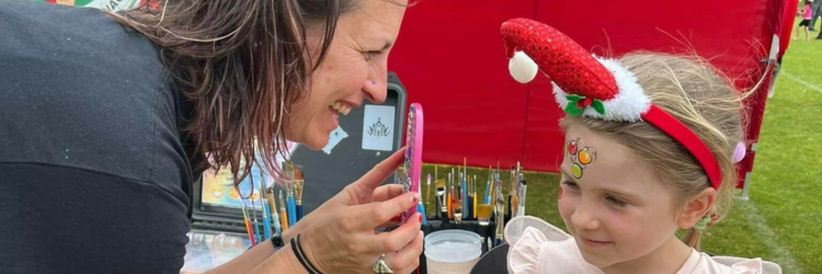 TWO ELVES FACE PAINTING